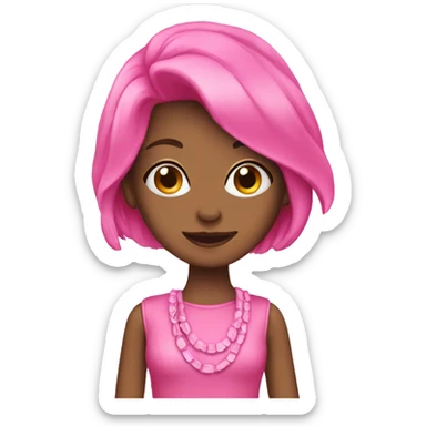 Pink accessories  sticker