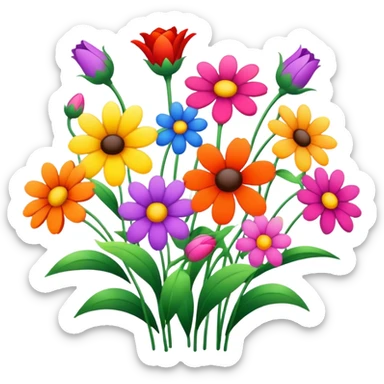 Flowers sticker