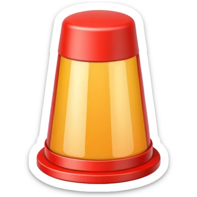 cone cap object sticker
