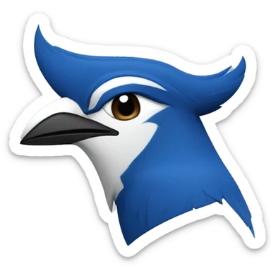 creighton bluejay sticker