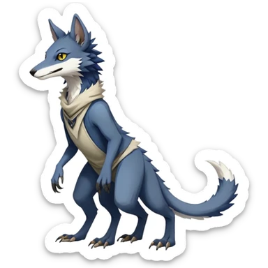 Modern Vernid-Sergal-Trico-species by LiLaiRa full body sticker