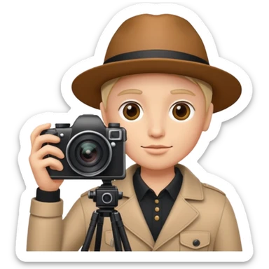 fotógrafo moderno sticker