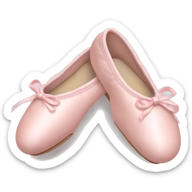 Pale pink ballet shoes sticker