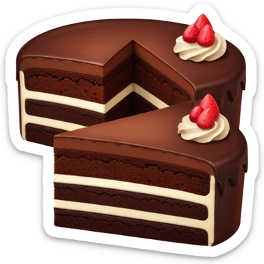 
three pieces of cake sticker