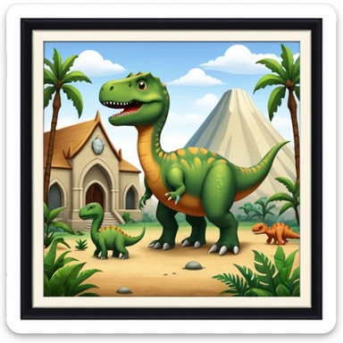 dinosaur Museum sticker