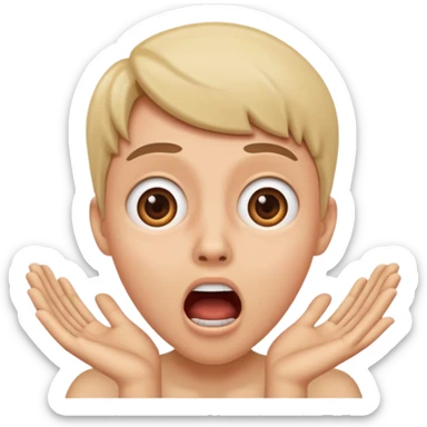  Jaw dropped  sticker