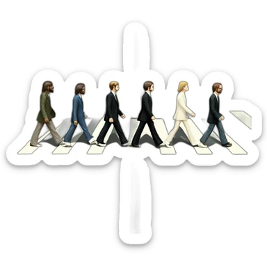 abbey road sticker