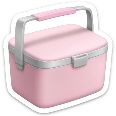 Light pink lunchbox sticker