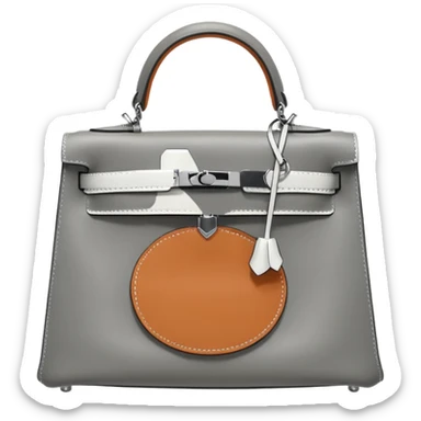 hermes kelly gray bag sticker