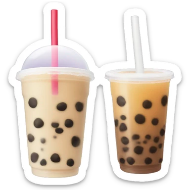 Bubble tea sticker