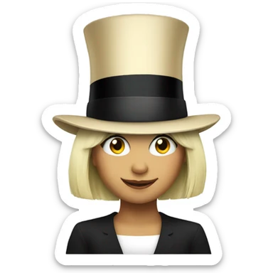 sia wih a top ha sticker