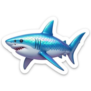 beauty shark sticker