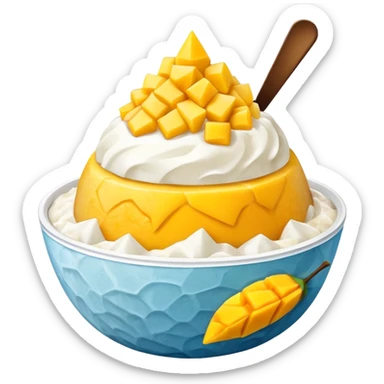 mango bingsu sticker