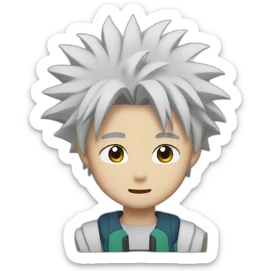 killua zoldyck sticker