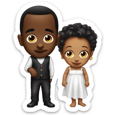 Baby oil with p diddy combs  sticker