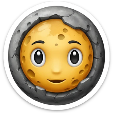 Planet in solar system Mercury  sticker