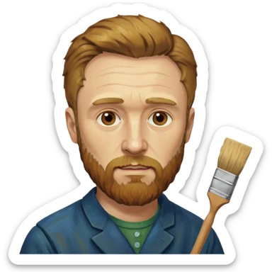 van gogh sticker