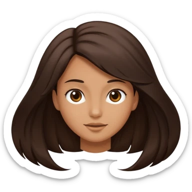 Hair flipping  sticker