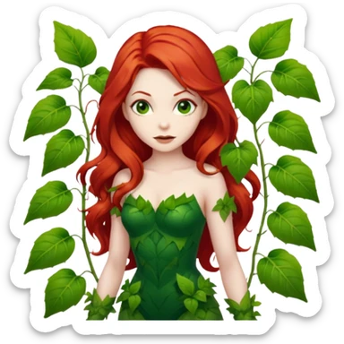 poison ivy standing sticker