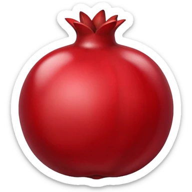 Make a pomegranate emoji sticker