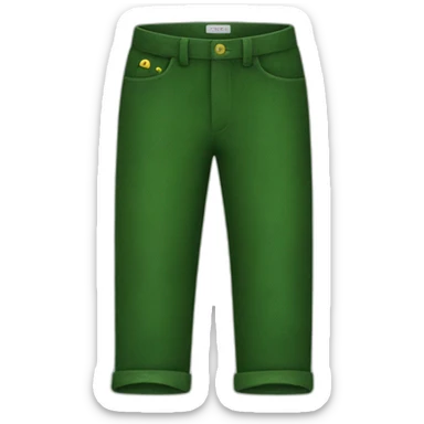 green corduroy pants sticker