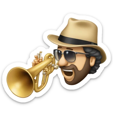 chuck mangione with horn sticker