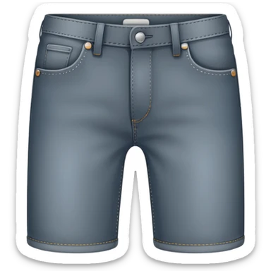 a gray jean without any details just the outline and grey fillled in sticker