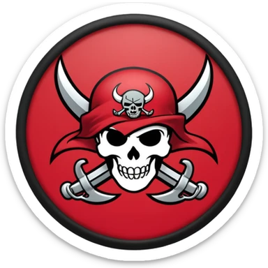 Tampa bay buccaneers logo sticker