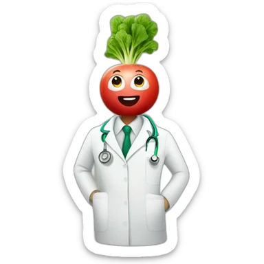 radish doctor sticker