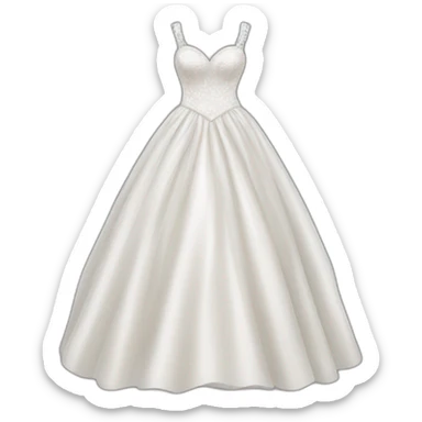 Wedding gown sticker