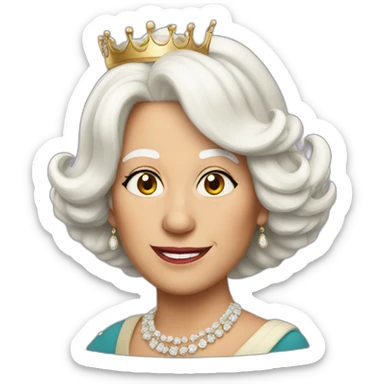 Queen Camilla sticker