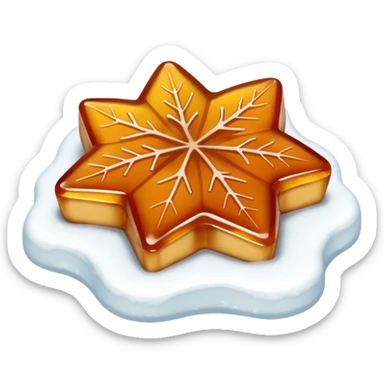 maple taffy on snow sticker