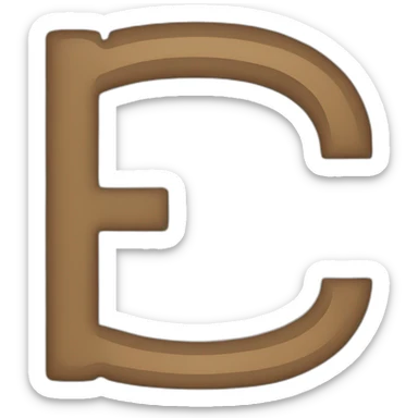 letter C logo sticker