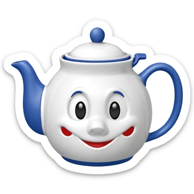 Disney mug of tea with Disney teapot sticker