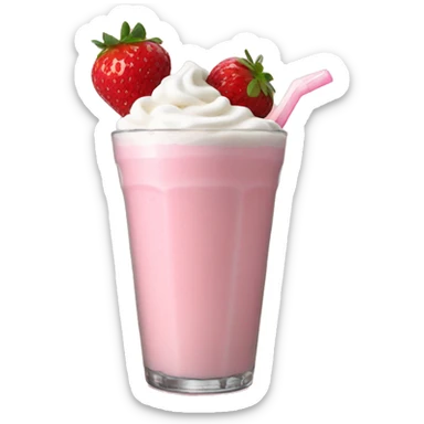 Strawberry milkshake  sticker