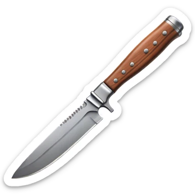 hunting knife sticker