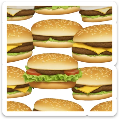 Big Mac no tomato sticker