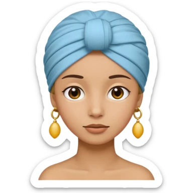 Plz a person who is young in emoji saradar ji with no earings sticker