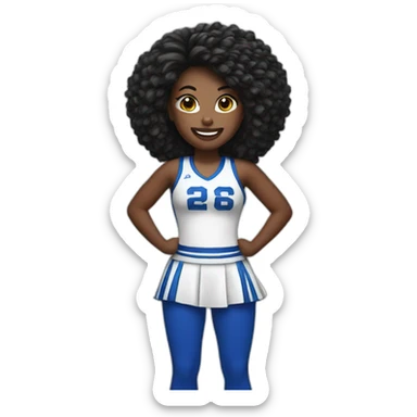 cheerleader sticker