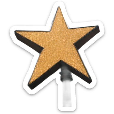 Star on Hollywood Boulevard sticker