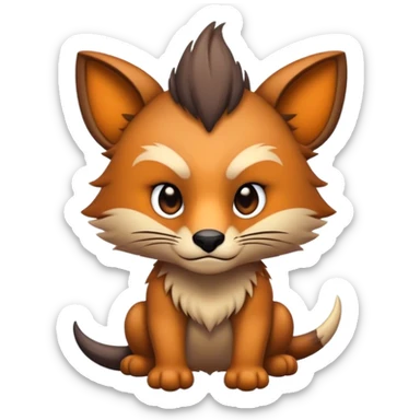 Badass, handsome, gorgeous, beautiful, cute, adorable edgy, animal-creature  sticker
