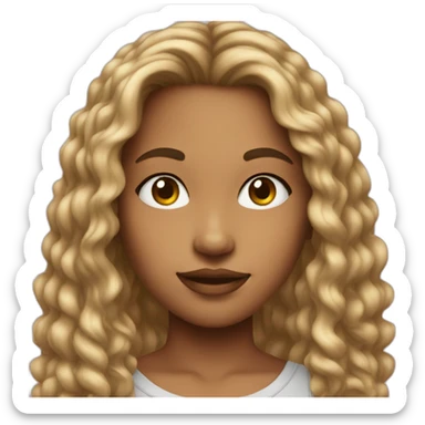 A 90's teenage girl sticker