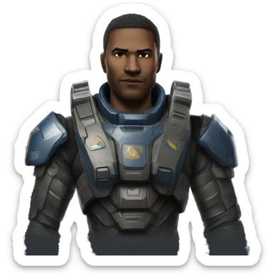 Noble 6 fro Halo Reach  sticker