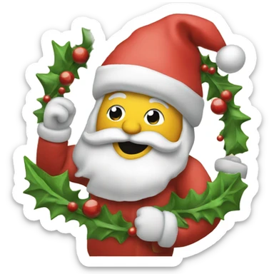 “Merry Christmas” Sign sticker