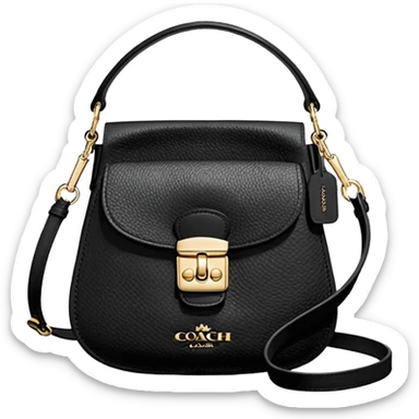 Coach Women's Hadley Mini Crossbody Bag in Pebbled Leather
 sticker