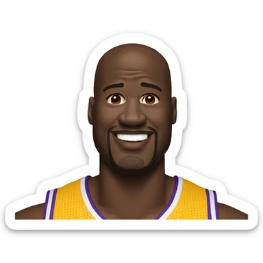 Shaquille o'neal sticker