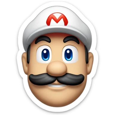 mario from super mario bros sticker