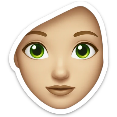 blond girl green eyes bikini sticker