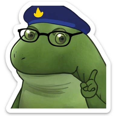 Bufo picture sticker