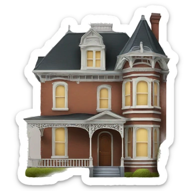 Victorian house  sticker